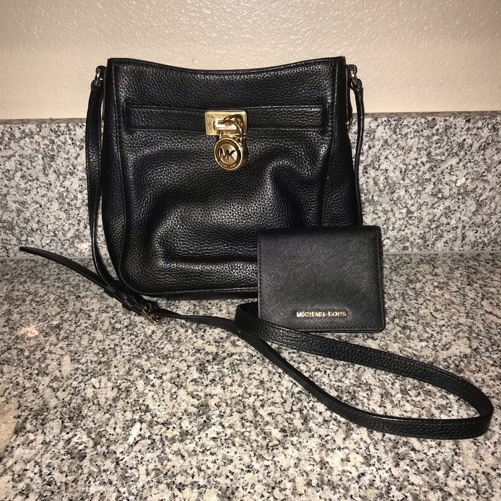 Michael Kors crossbody and small wallet